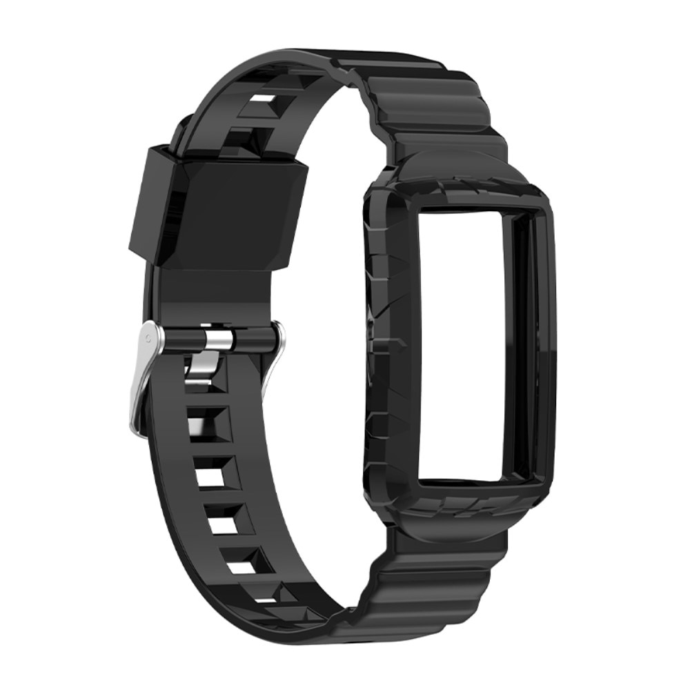 Rem af silikone til cover Fitbit Charge 3/4/5 sort