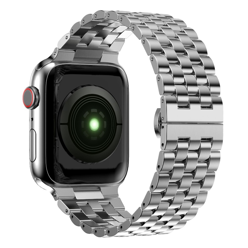 Business Metalarmbånd Apple Watch 45mm Series 8 sølv