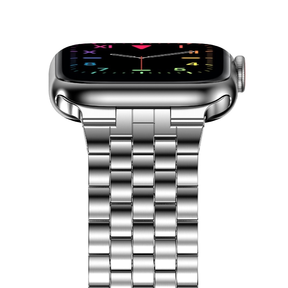 Business Metalarmbånd Apple Watch 45mm Series 8 sølv