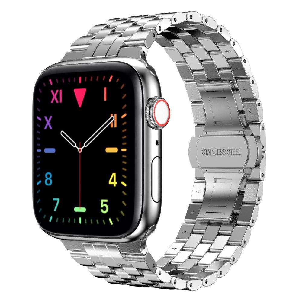 Business Metalarmbånd Apple Watch 41mm Series 8 sølv