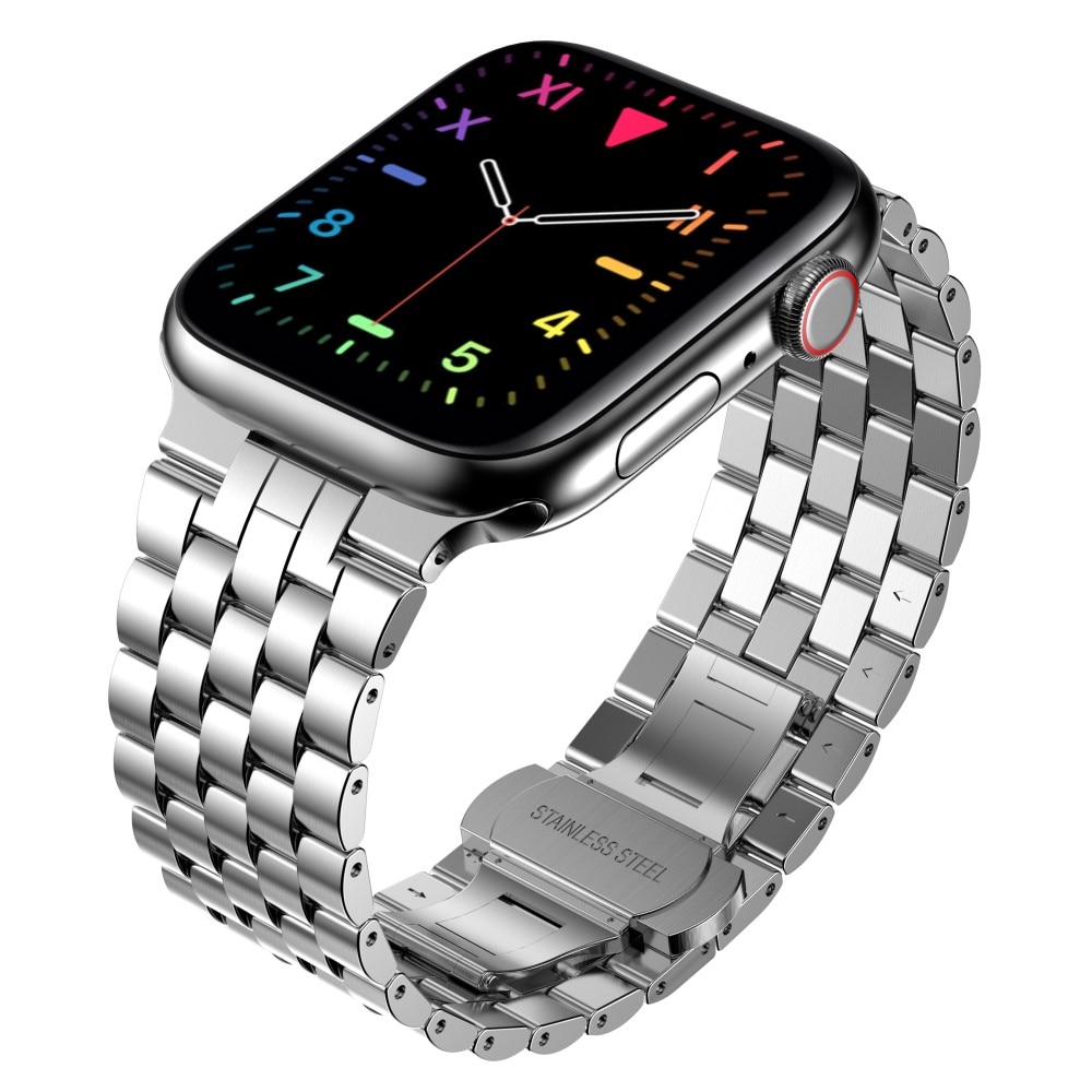 Business Metalarmbånd Apple Watch 41mm Series 9 sølv