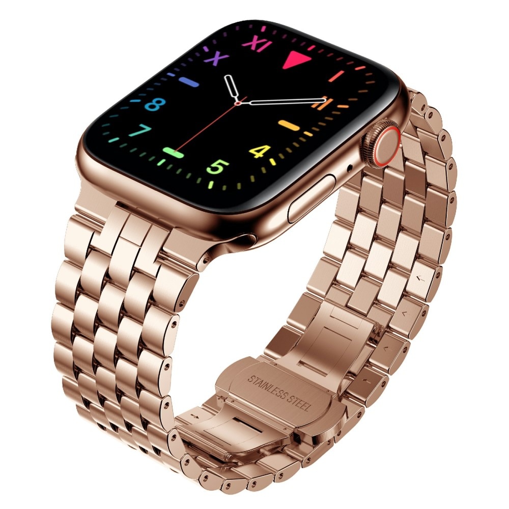 Business Metalarmbånd Apple Watch 41mm Series 8 rose guld