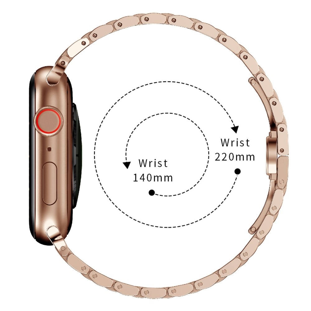 Business Metalarmbånd Apple Watch SE 40mm rose guld
