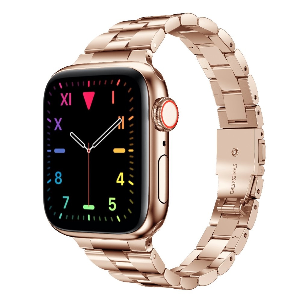 Slim Metalarmbånd Apple Watch 42/44/45/49 mm rose guld