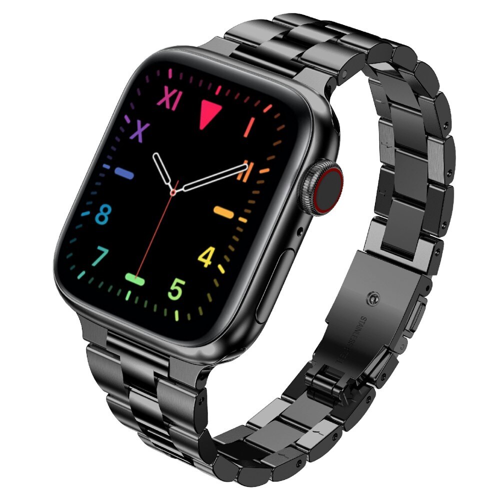 Slim Metalarmbånd Apple Watch 41mm Series 9 sort