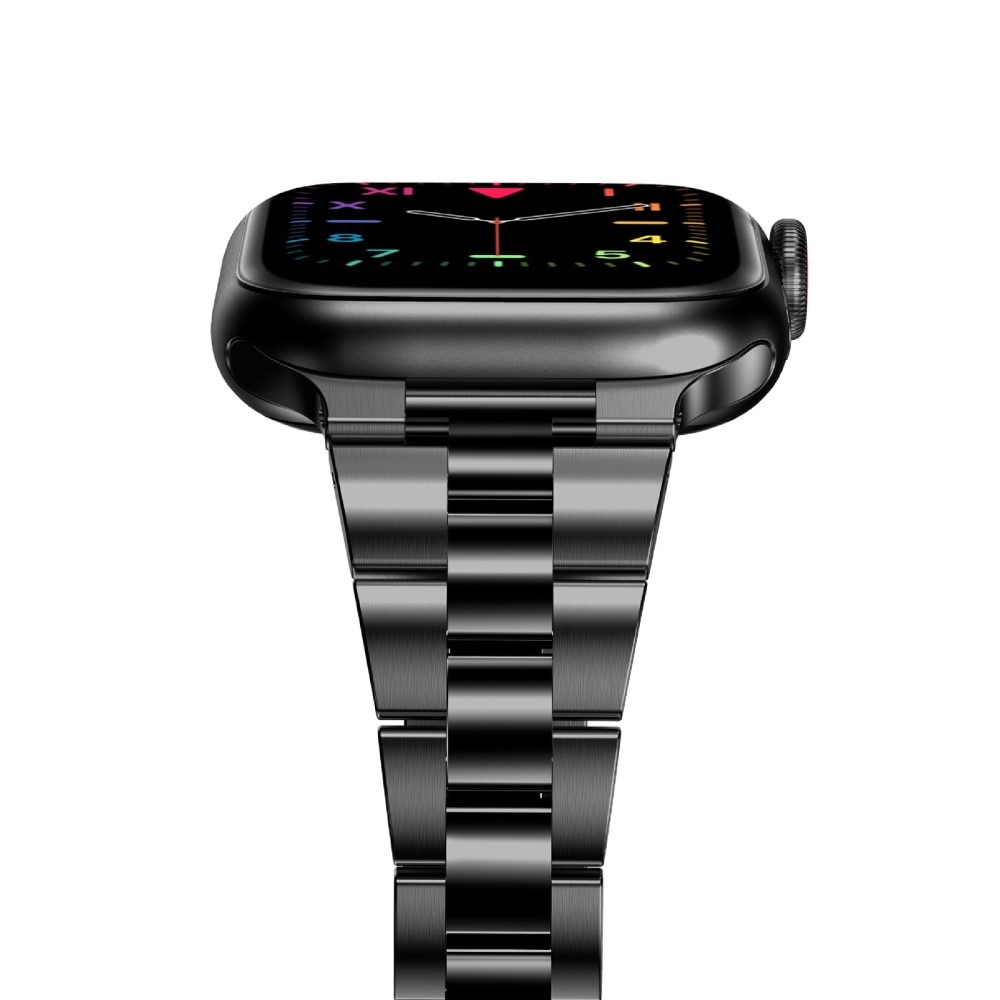 Slim Metalarmbånd Apple Watch 41mm Series 9 sort