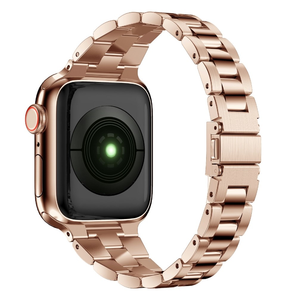 Slim Metalarmbånd Apple Watch Ultra 49mm rose guld