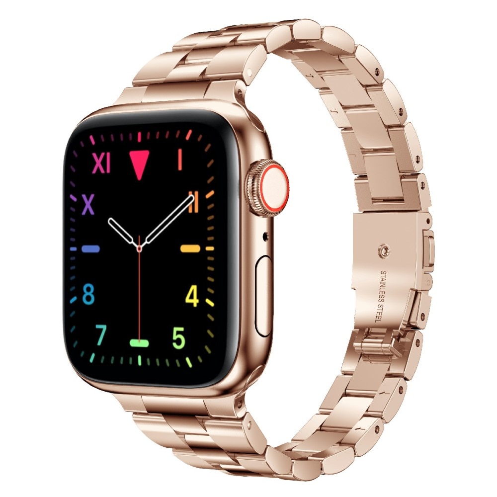 Slim Metalarmbånd Apple Watch SE 40mm rose guld