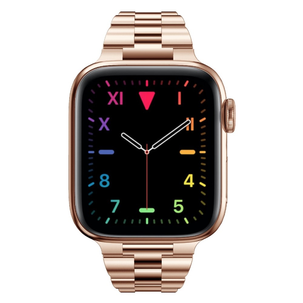 Slim Metalarmbånd Apple Watch SE 40mm rose guld