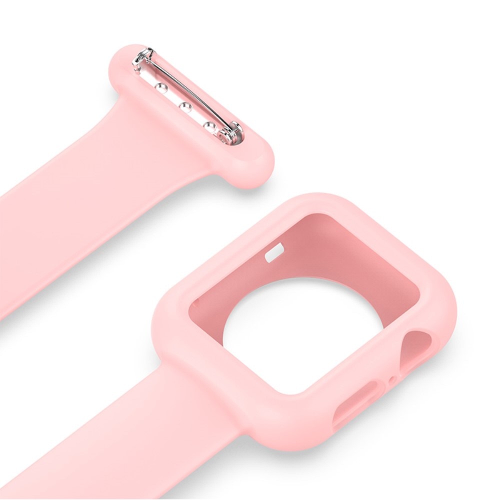 Apple Watch 41mm Series 8 cover sygeplejerskeur lyserød