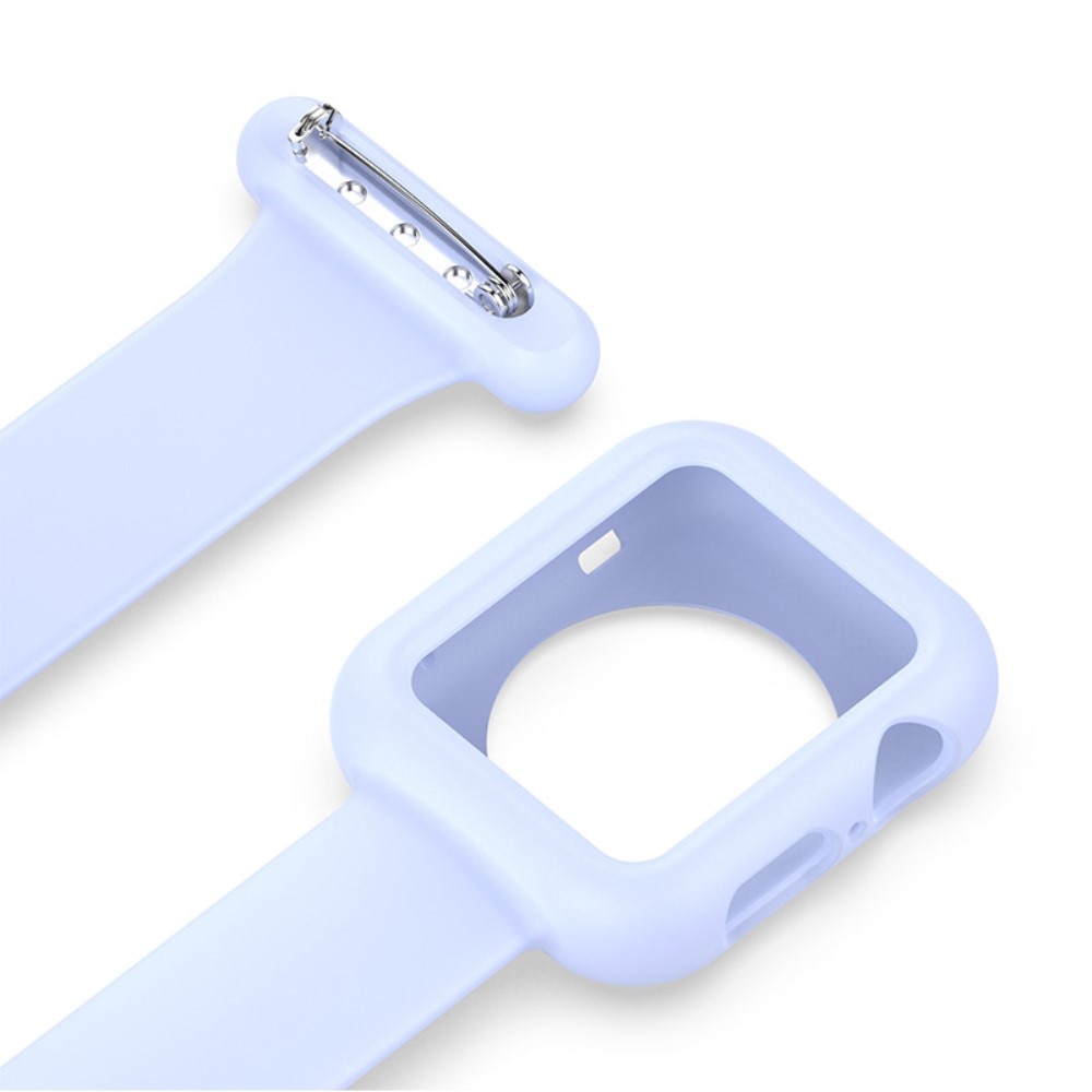 Apple Watch 41mm Series 8 cover sygeplejerskeur lyseblå