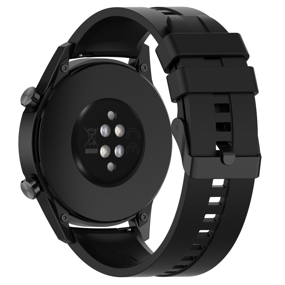 Rem af silikone til Huawei Watch GT 3 46mm/GT Runner sort