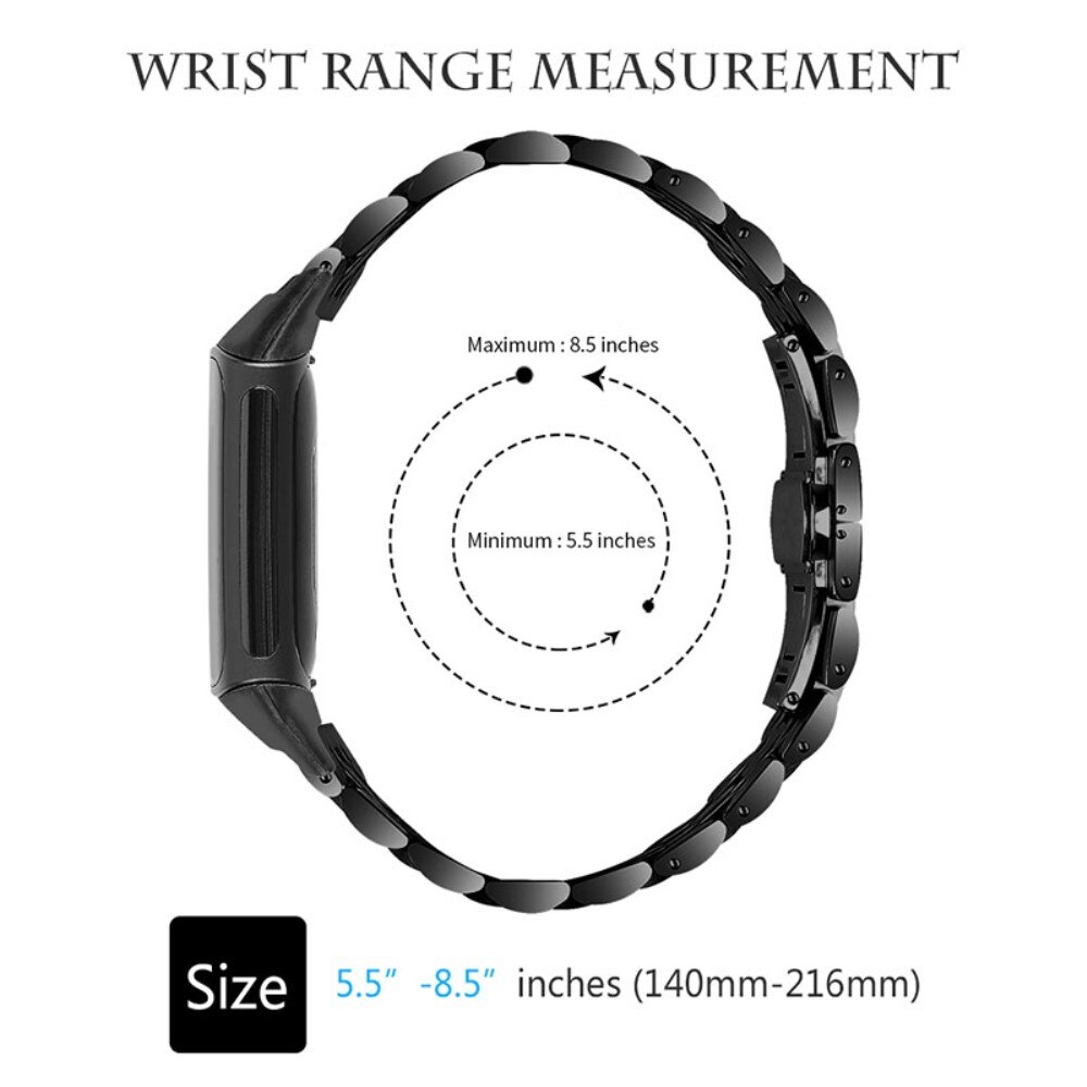 Stainless Steel Bracelet Fitbit Charge 6 Sort