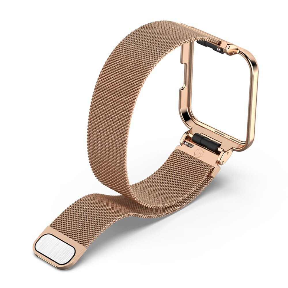 Cover+Armbånd Milanese Xiaomi Redmi Watch 2 Lite rose guld