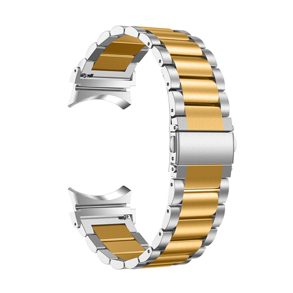 Full Fit Metalarmbånd Samsung Galaxy Watch 6 40mm sølv/guld