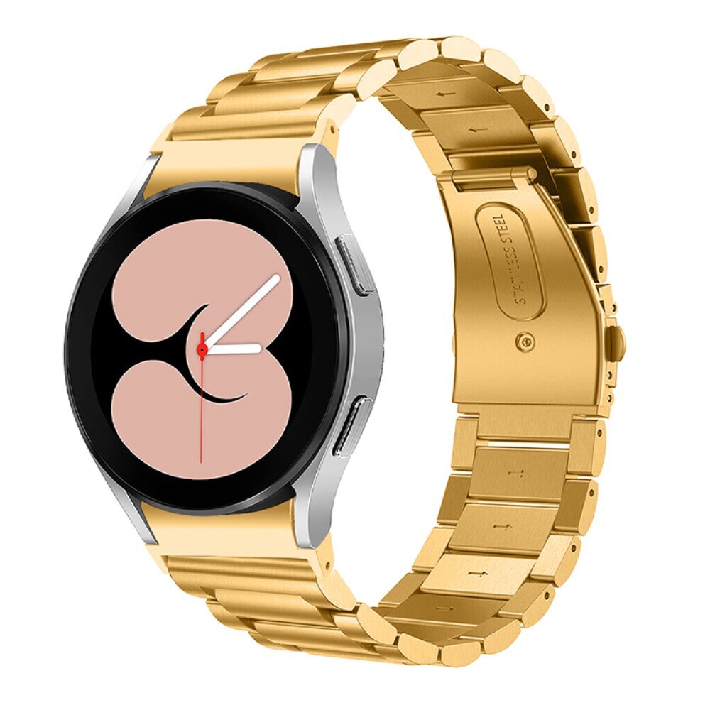 Full Fit Metalarmbånd Samsung Galaxy Watch 4 Classic 42mm guld