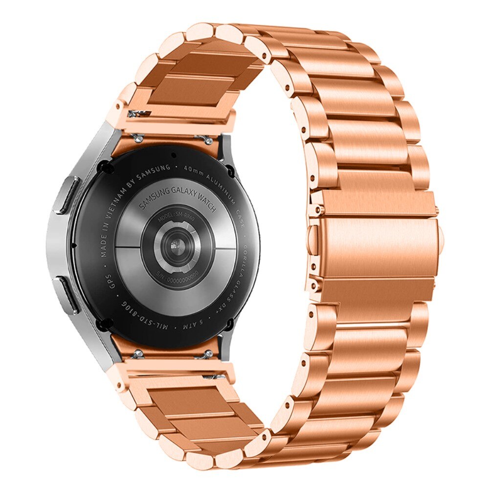 Full Fit Metalarmbånd Samsung Galaxy Watch 6 40mm rose guld