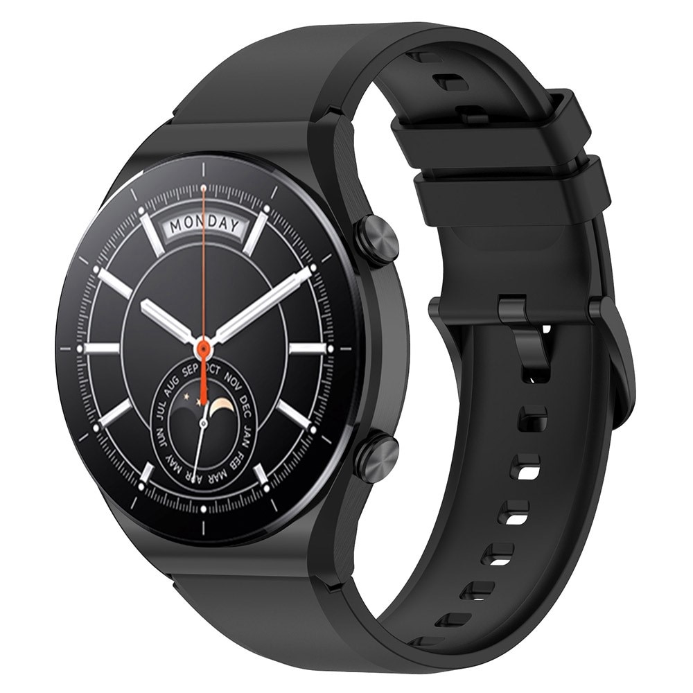 Rem af silikone til Xiaomi Watch S1/S1 Active sort