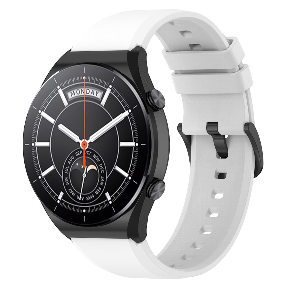 Silikonearmbånd Xiaomi Watch S1 hvid