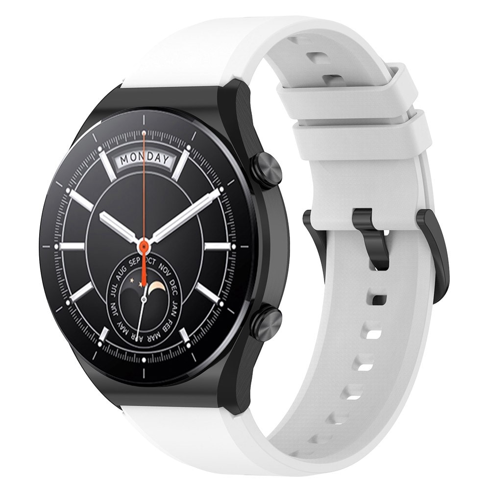 Rem af silikone til Xiaomi Watch S1 hvid