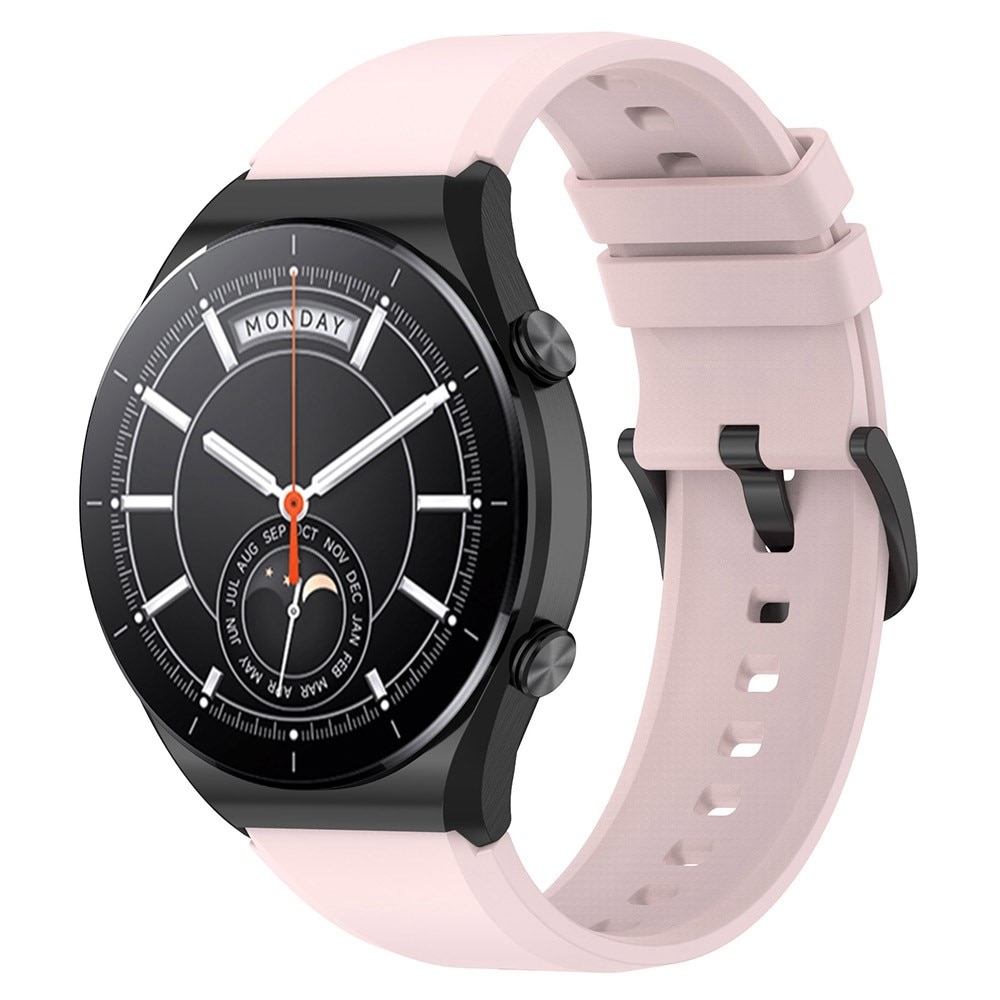 Rem af silikone til Xiaomi Watch S1 lyserød