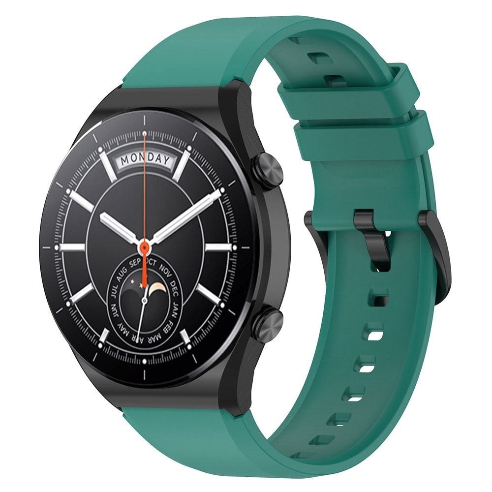 Rem af silikone til Xiaomi Watch S1 mørkegrøn
