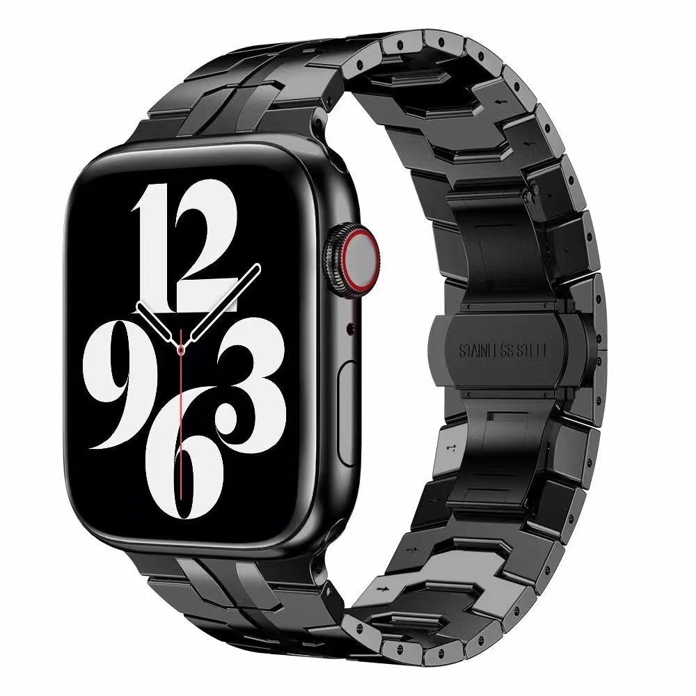 Race Stainless Steel Bracelet Apple Watch 42/44/45 mm Black