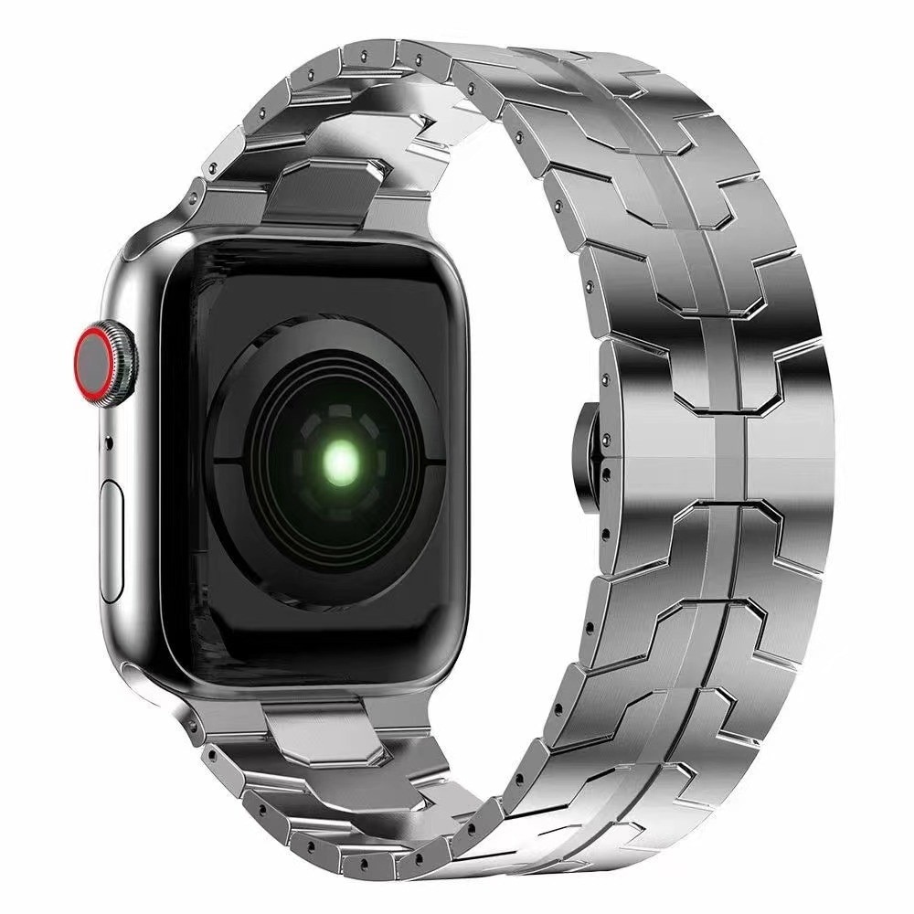 Race Stainless Steel Bracelet Apple Watch 45mm Series 7 Silver