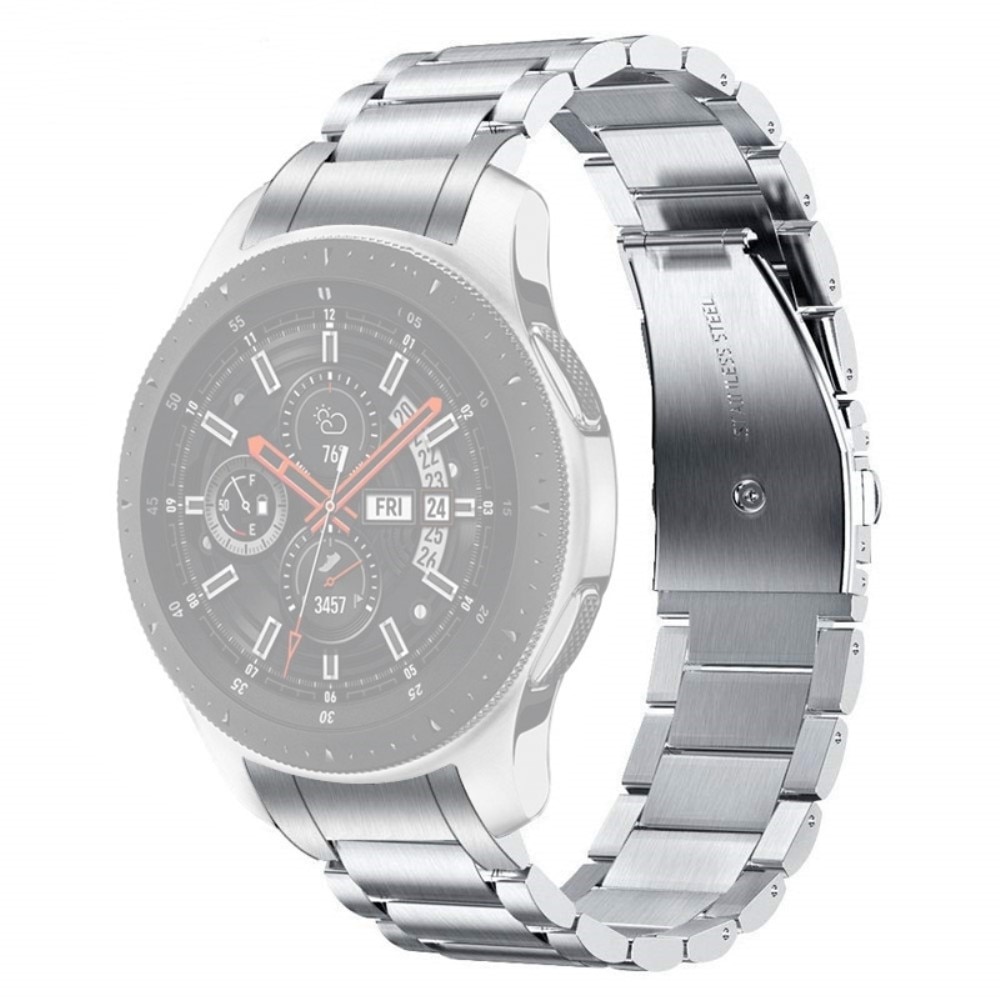 Full Fit Metalarmbånd Samsung Galaxy Watch 46mm sølv