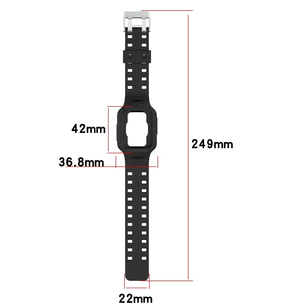 Xiaomi Redmi Watch 2 Lite Adventure Cover+Armbånd sort