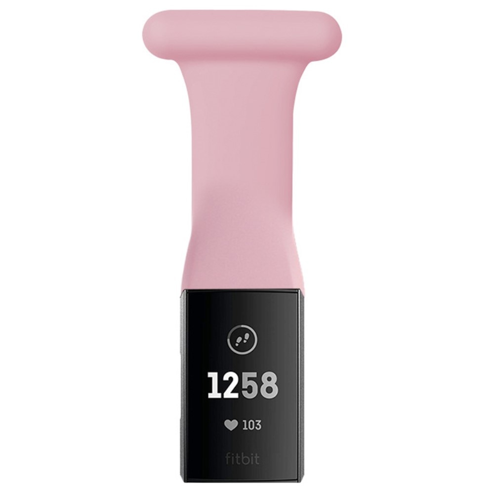 Fitbit Charge 3/4 sygeplejerskeur rem lyserød