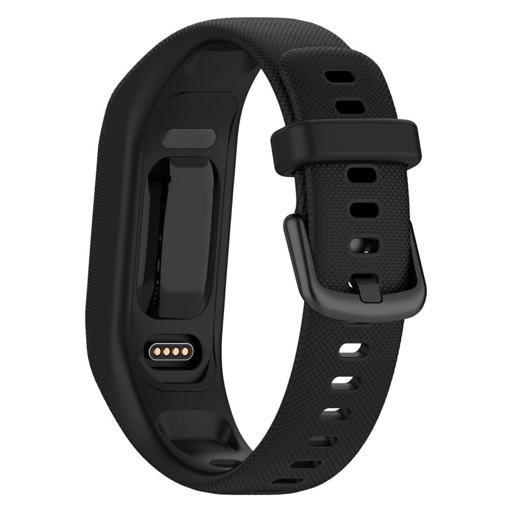 Rem af silikone til Garmin Vivosmart 5 Sort