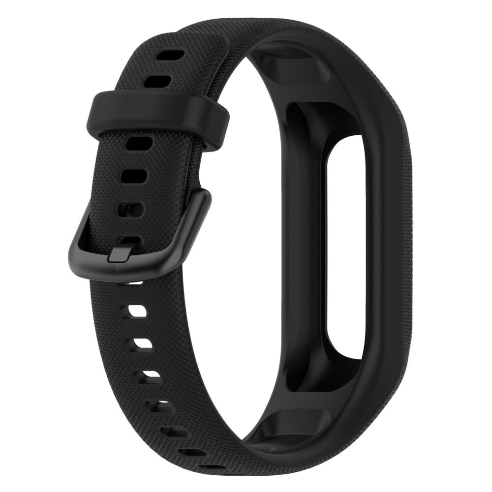 Rem af silikone til Garmin Vivosmart 5 Sort