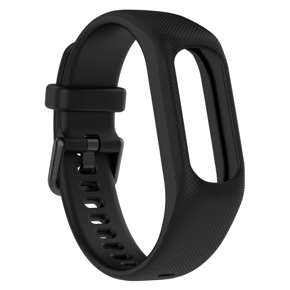 Rem af silikone til Garmin Vivosmart 5 Sort