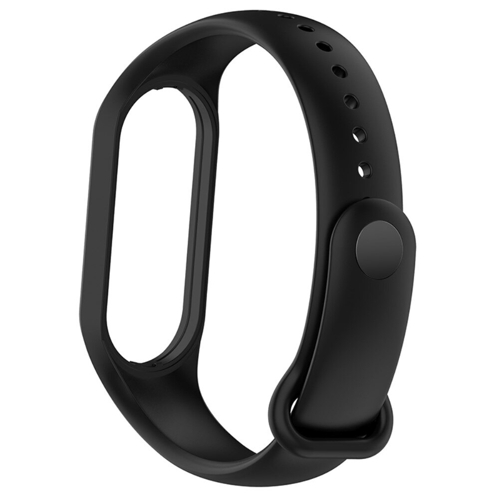 Rem af silikone til Xiaomi Mi Band 7 sort