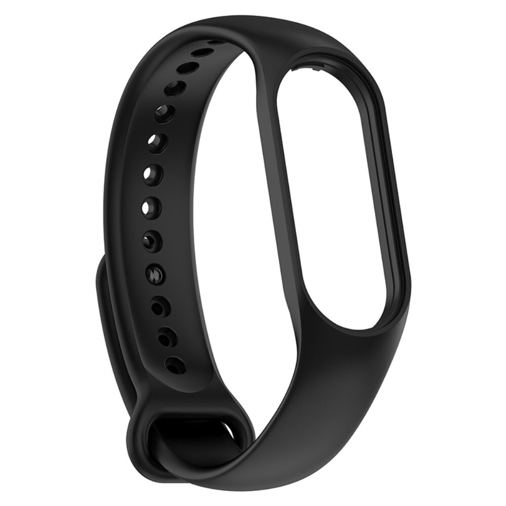 Rem af silikone til Xiaomi Mi Band 7 sort