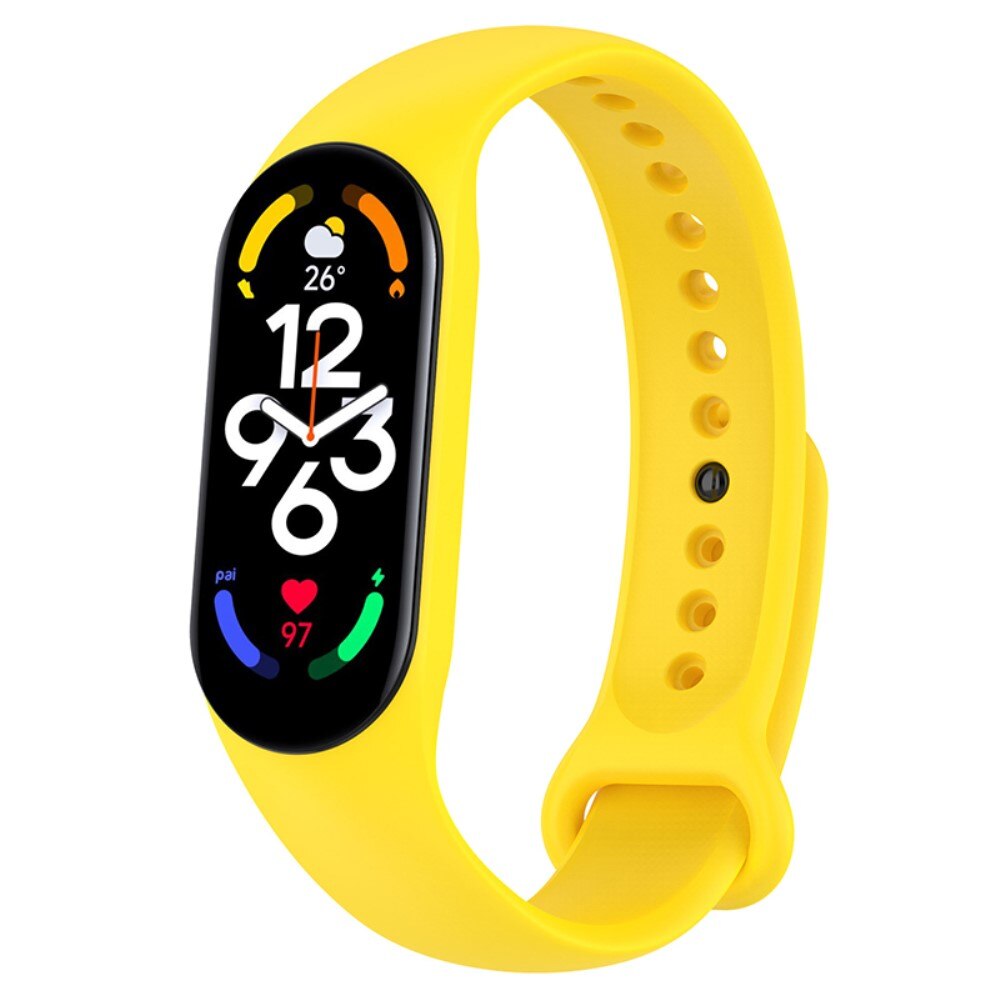 Rem af silikone til Xiaomi Mi Band 7 gul