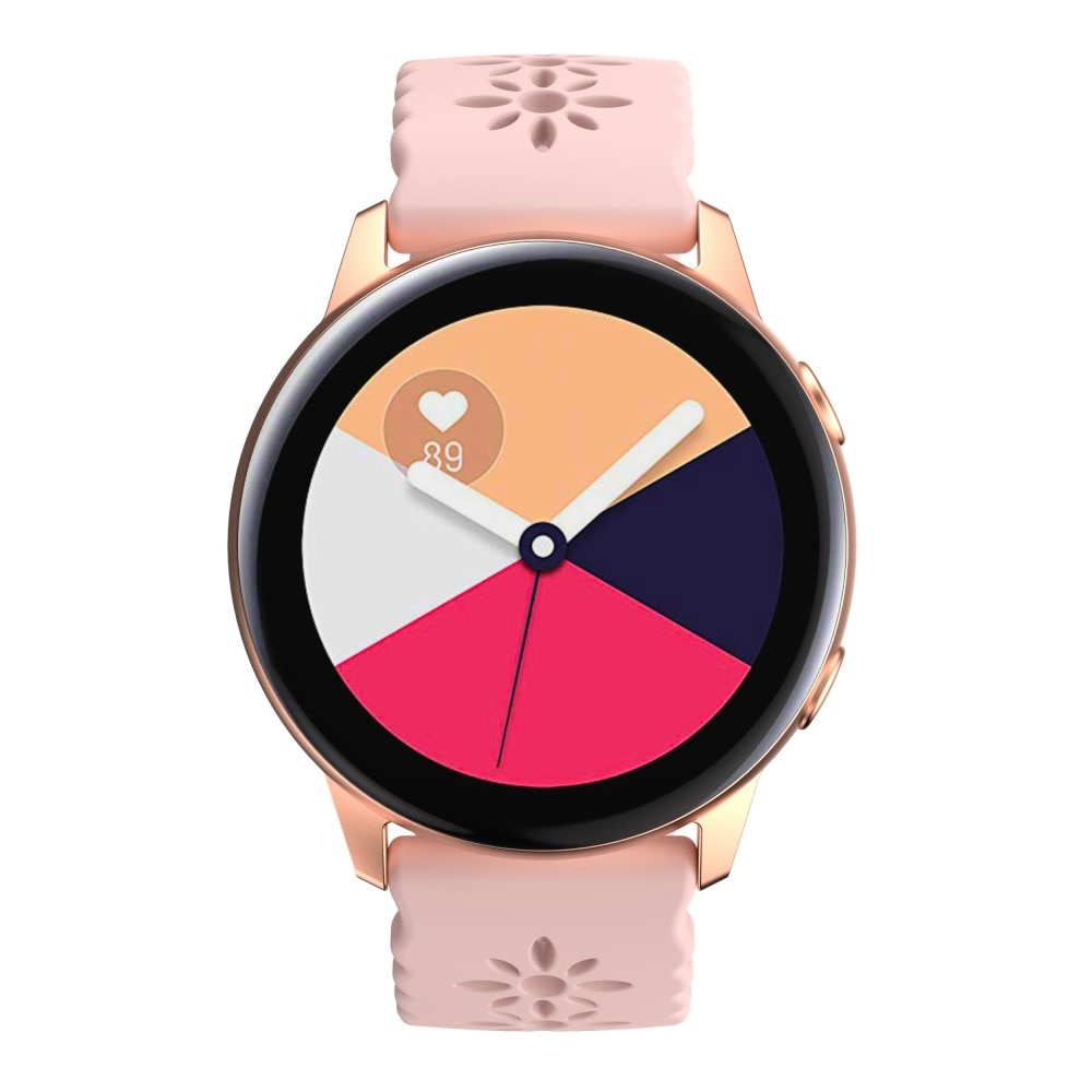 Blossom Silikonearmbånd Samsung Galaxy Watch 5 44mm lyserød
