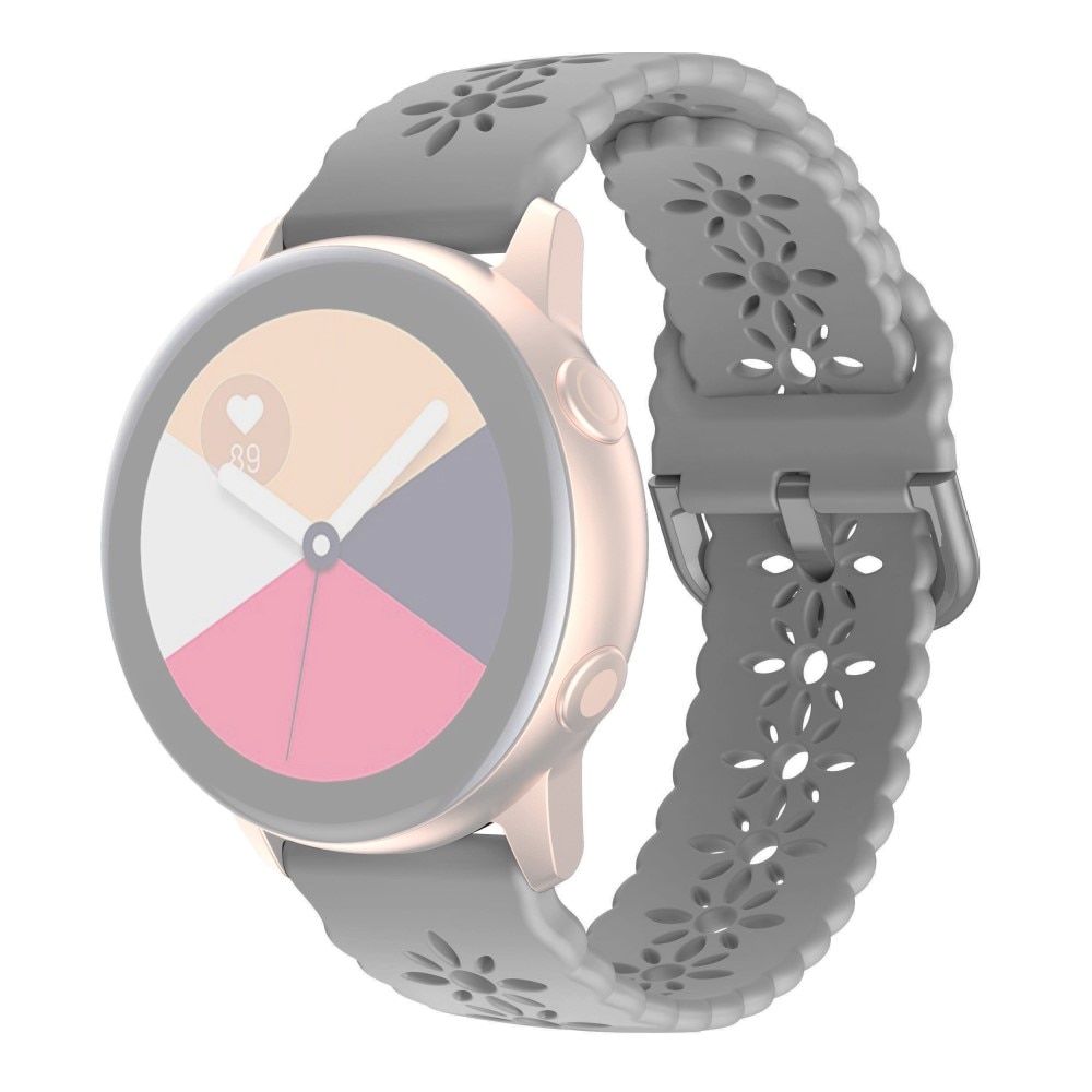 Blossom Silikonearmbånd Samsung Galaxy Watch 4 44mm grå