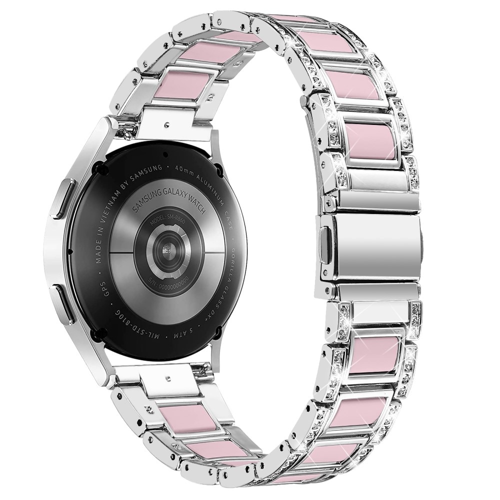 Diamond Bracelet Amazfit GTS 4 Mini Silver Rose