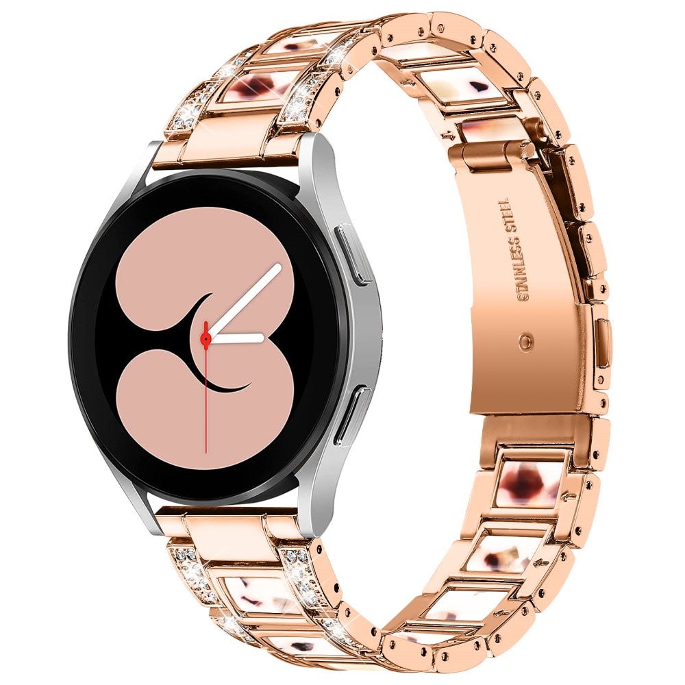 Diamond Bracelet Samsung Galaxy Watch 5 44mm Rosegold Nougat