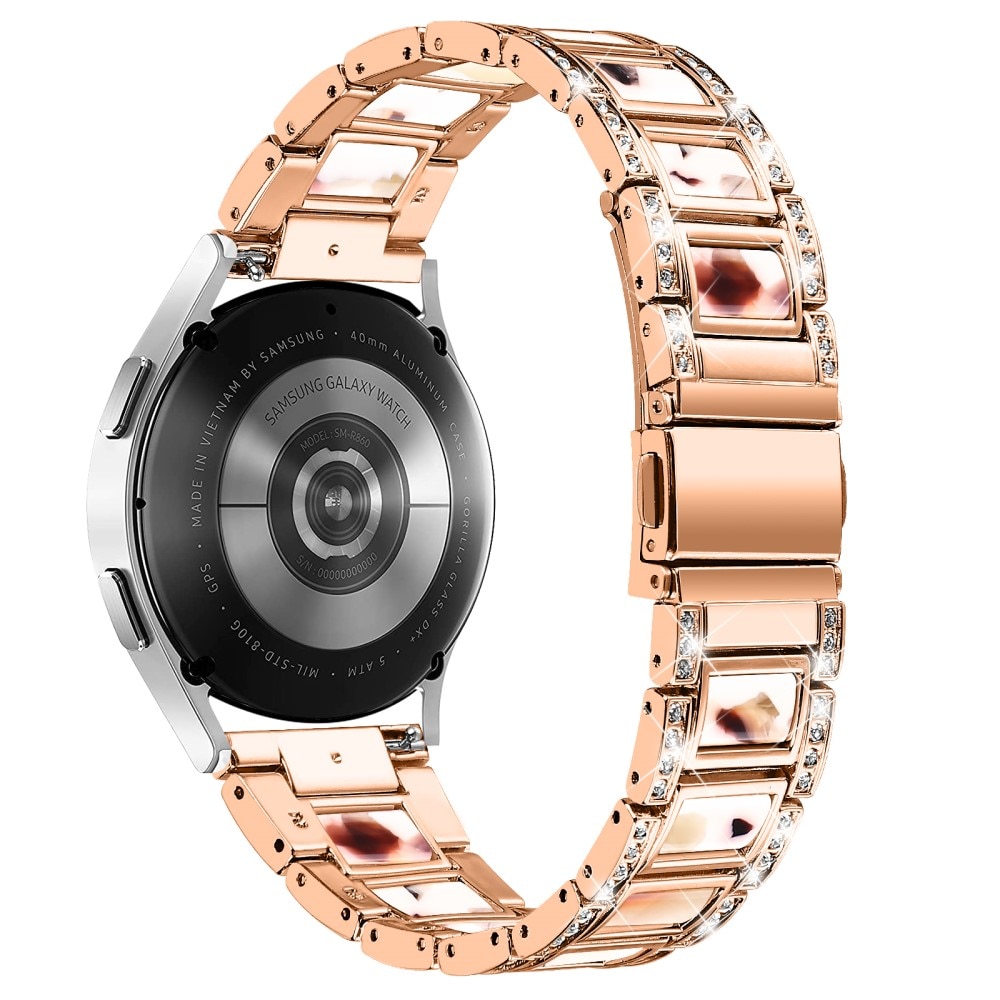 Diamond Bracelet Samsung Galaxy Watch 5 Pro 45mm Rosegold Nougat