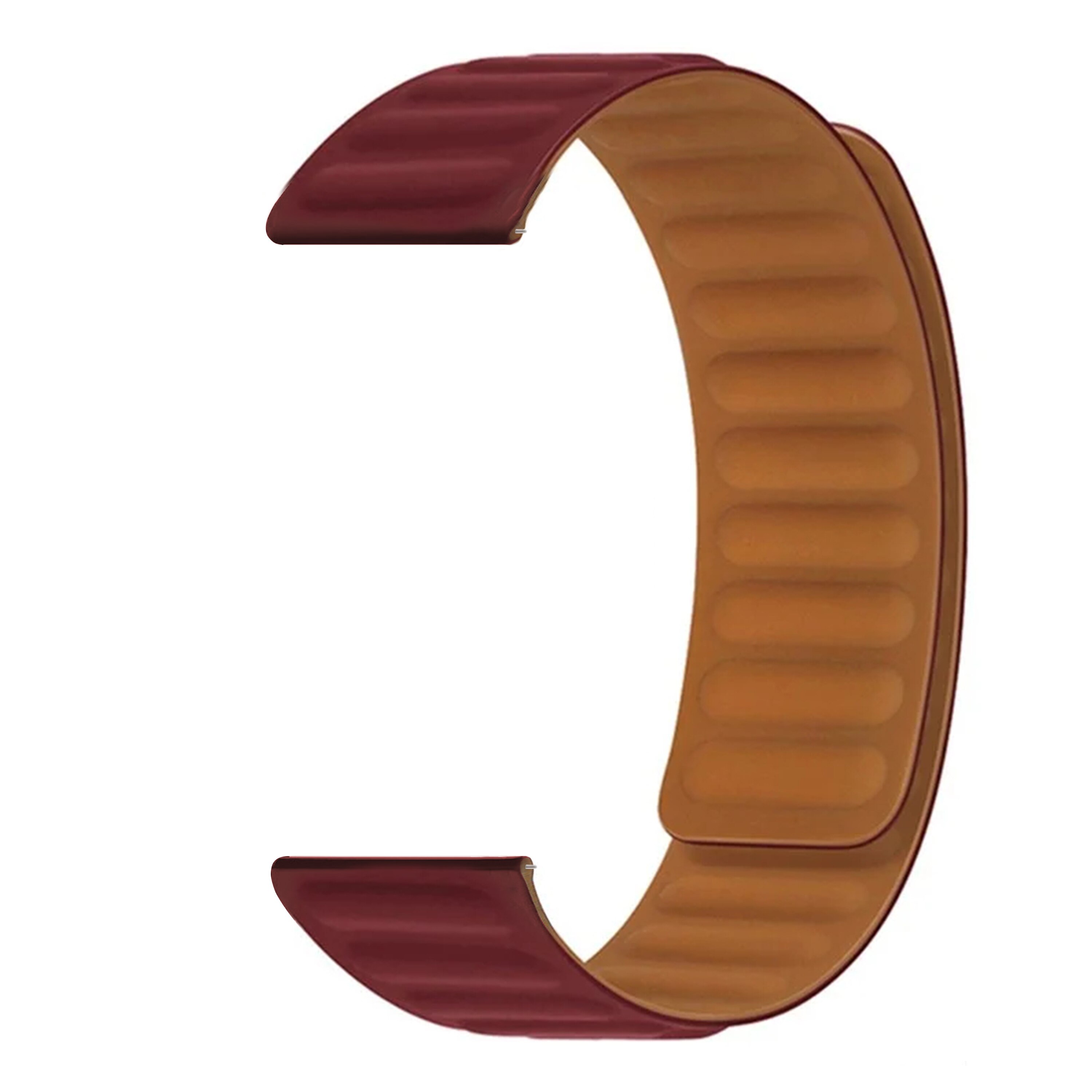 Magnetisk Silikonearmbånd Withings ScanWatch 2 42mm bordeaux