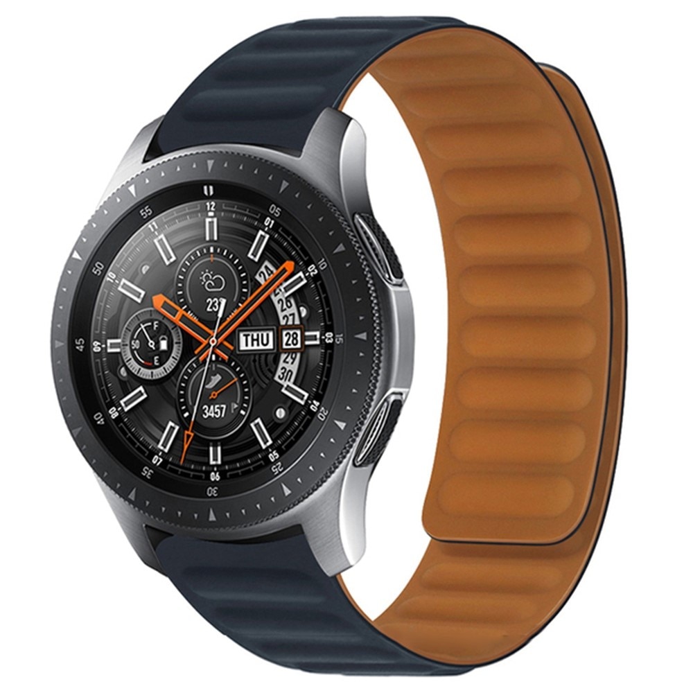 Magnetisk Silikonearmbånd Samsung Galaxy Watch 4 40/42/44/46mm sort