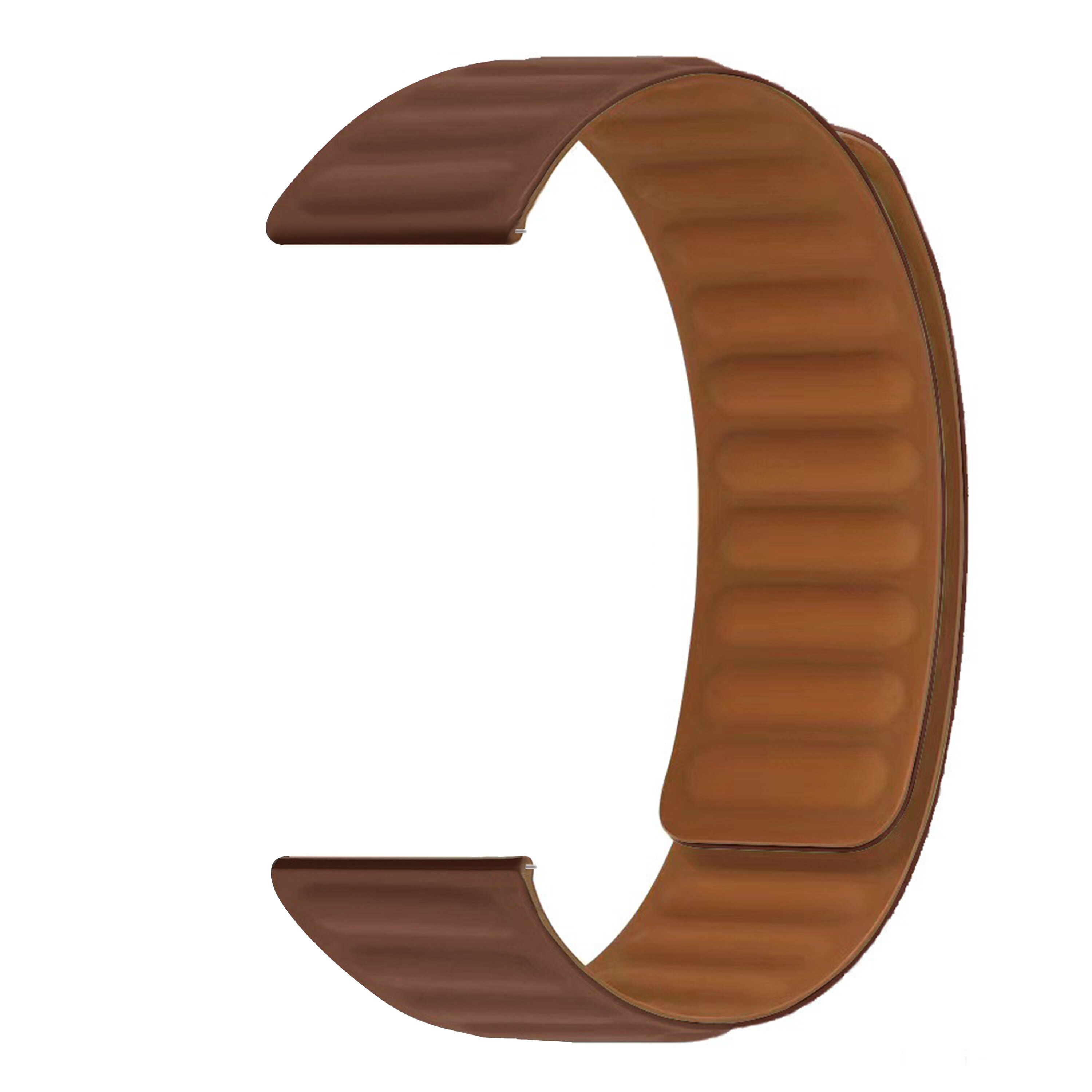 Magnetisk Silikonearmbånd Mibro Watch A2 brun