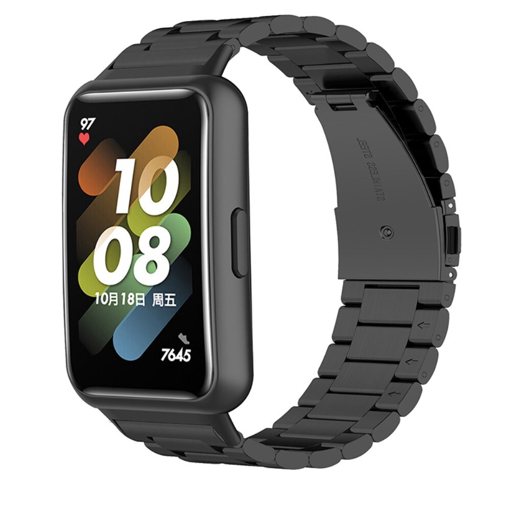 Metalarmbånd Huawei Band 7 sort