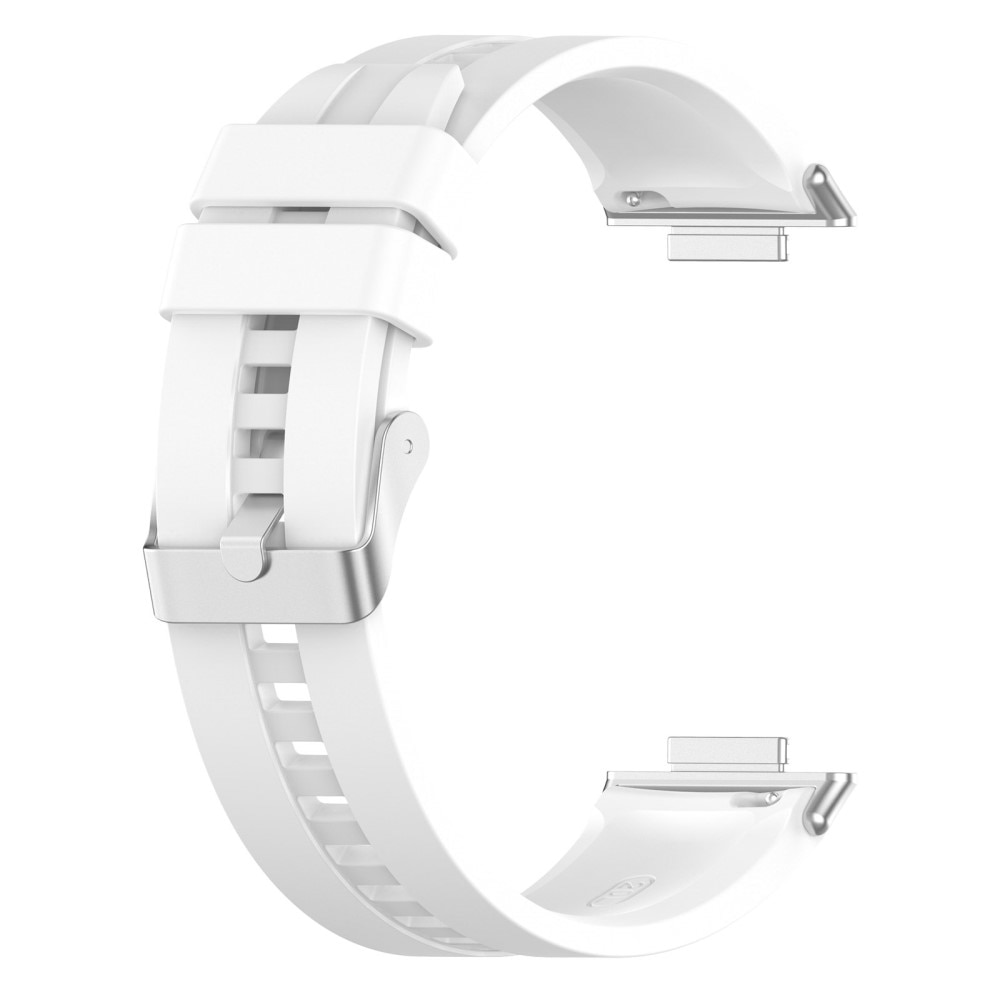 Rem af silikone til Huawei Watch Fit 2 hvid
