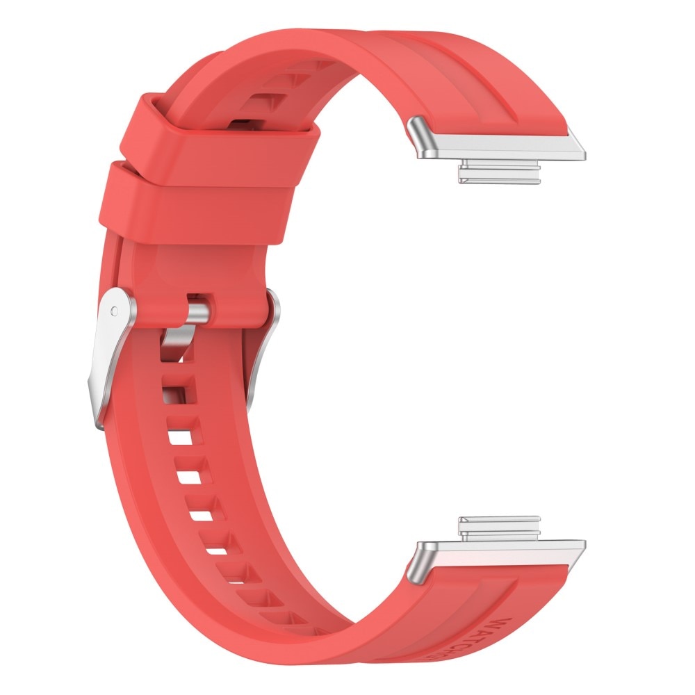 Rem af silikone til Huawei Watch Fit 2 rød