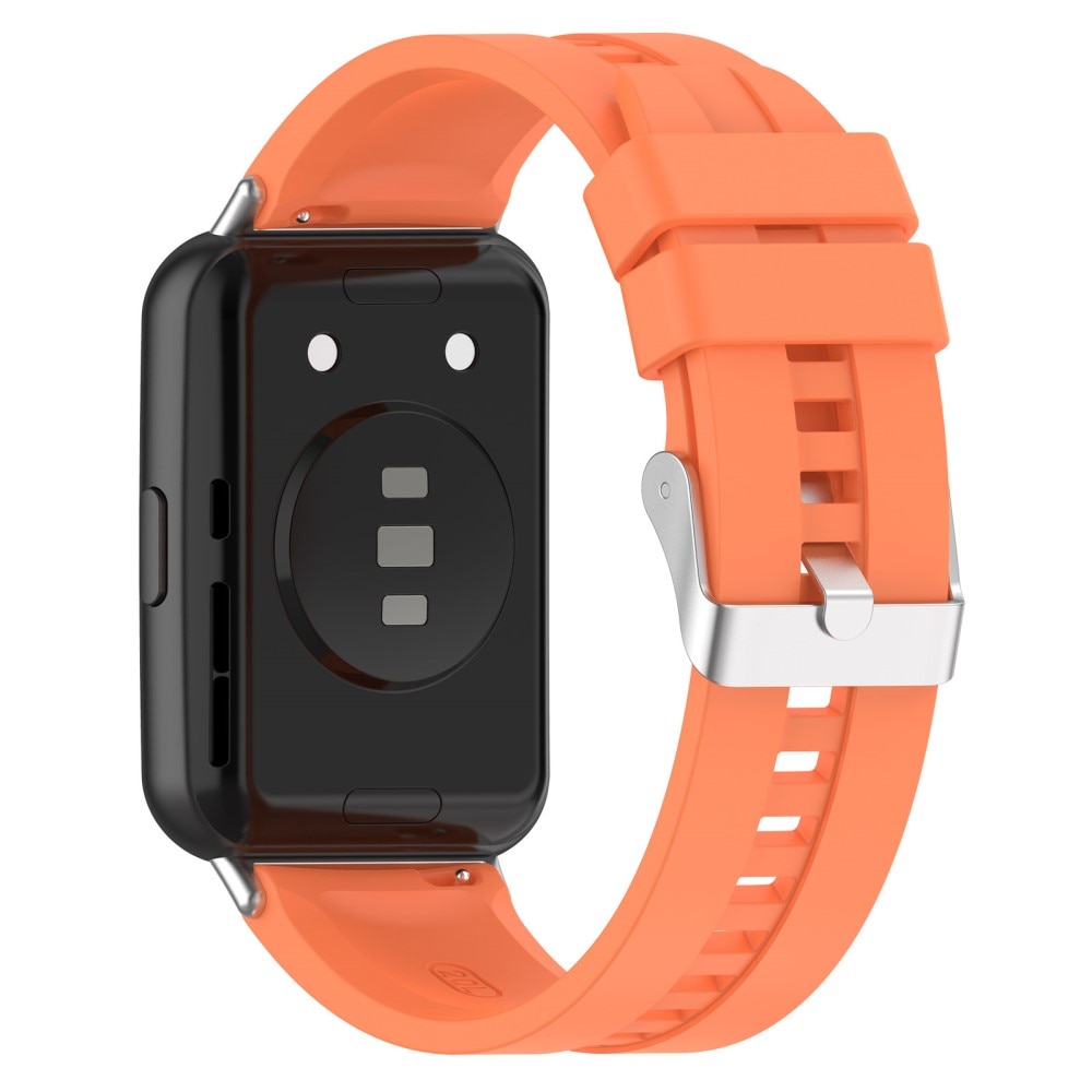 Rem af silikone til Huawei Watch Fit 2 orange