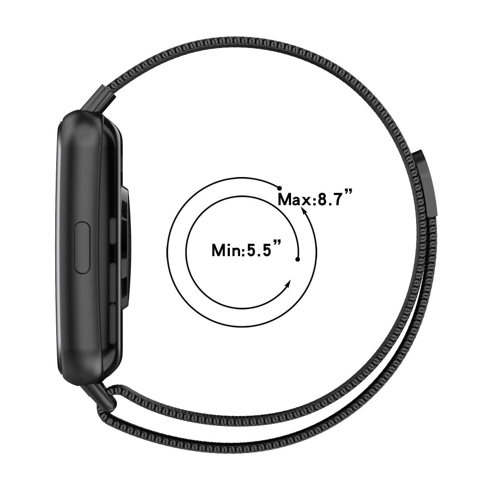 Armbånd Milanese Huawei Watch Fit 2 Sølv